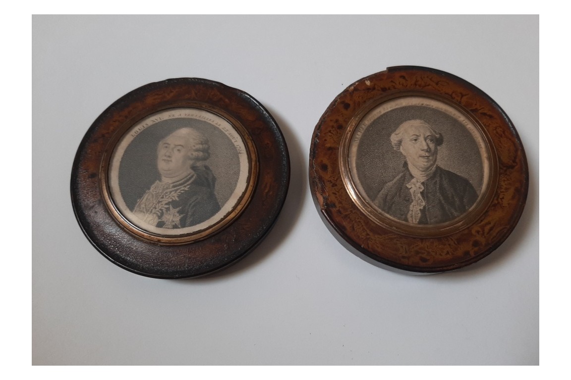 Louis XVI and Necker, late 18th century snuffbox