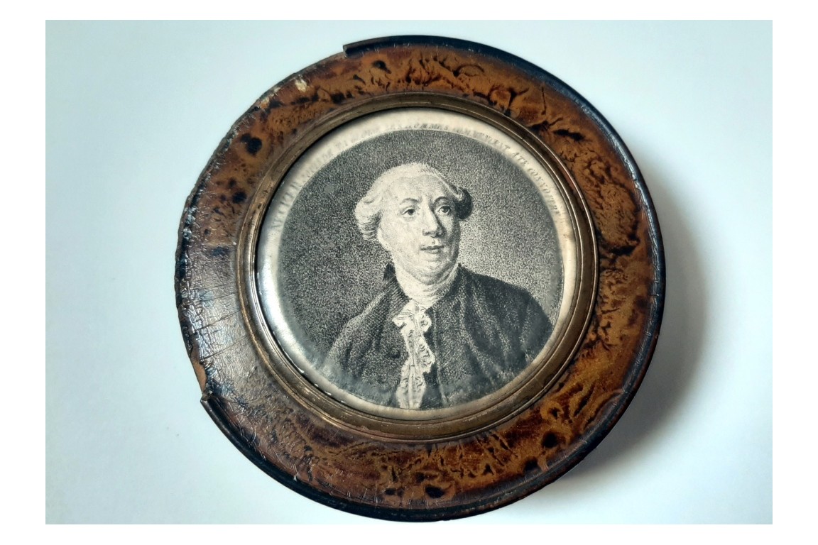 Louis XVI et Necker, tabatière fin XVIIIème siècle