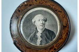 Louis XVI et Necker, tabatière fin XVIIIème siècle