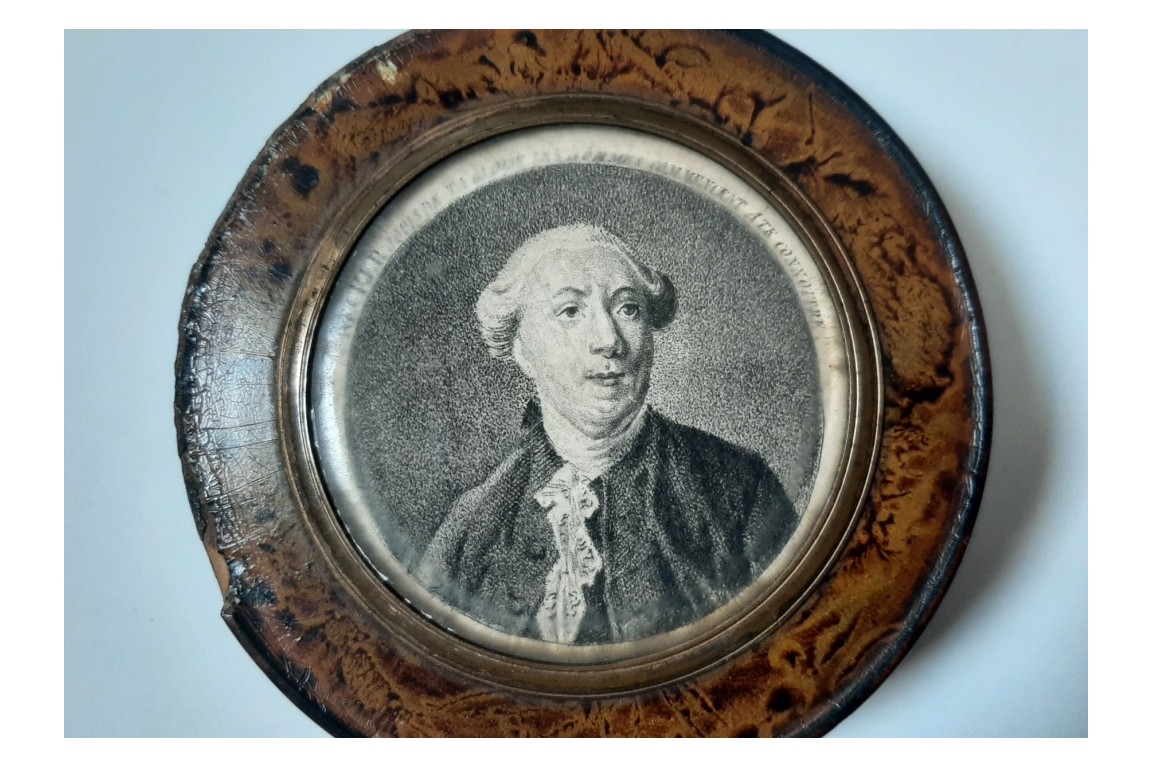 Louis XVI et Necker, tabatière fin XVIIIème siècle