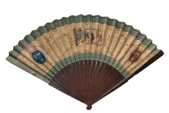 The boarders' despair, revolutionary fan circa 1790