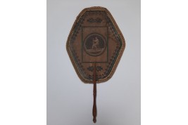 Emperor Leopold II of Austria and Marie-Louise of Spain, fixed fan, early 19th century