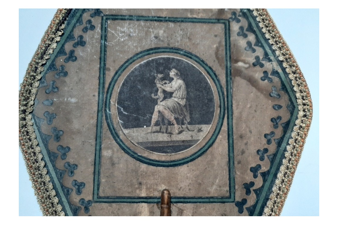 L'Empereur Léopold II et Marie-Louise d'Espagne, écran début XIXème