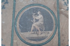 L'Empereur Léopold II et Marie-Louise d'Espagne, écran début XIXème