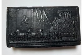 Translation of Napoleon's ashes, snuffbox 19th century