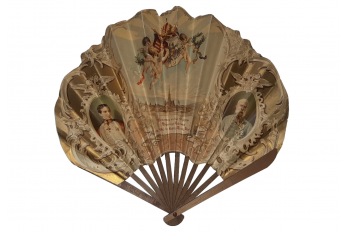 Jubilee of Emperor Franz Joseph I of Austria, ealy 20th century fan