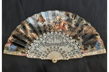 Diana and Endymion, fan circa 1750-60
