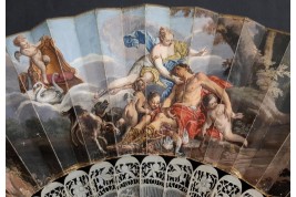 Diane et Endymion, éventail vers 1750-60