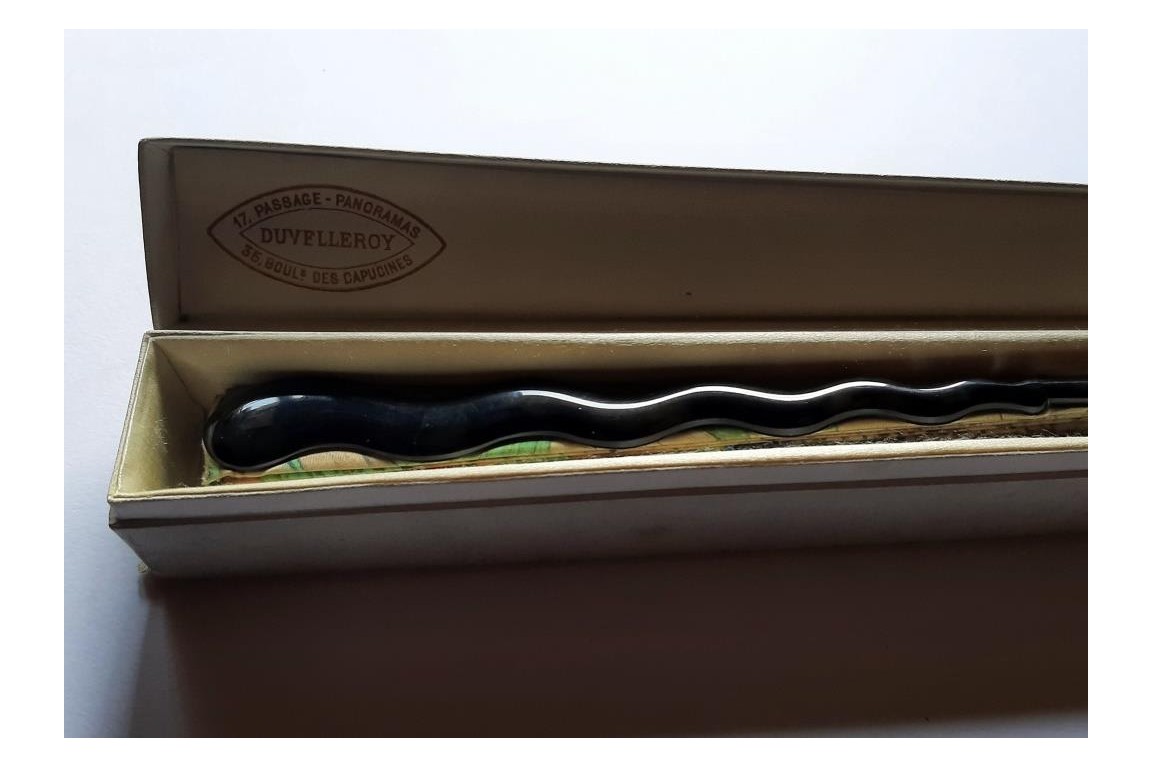 Le paon de Thomasse, éventail vers 1900-1910