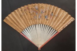 Shells and sturgeons, fan circa 1720-30