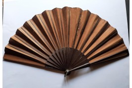 Dogs, fan by Rodeck, Wien circa 1880-1900