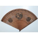 Dancing bear, late 18th century fan