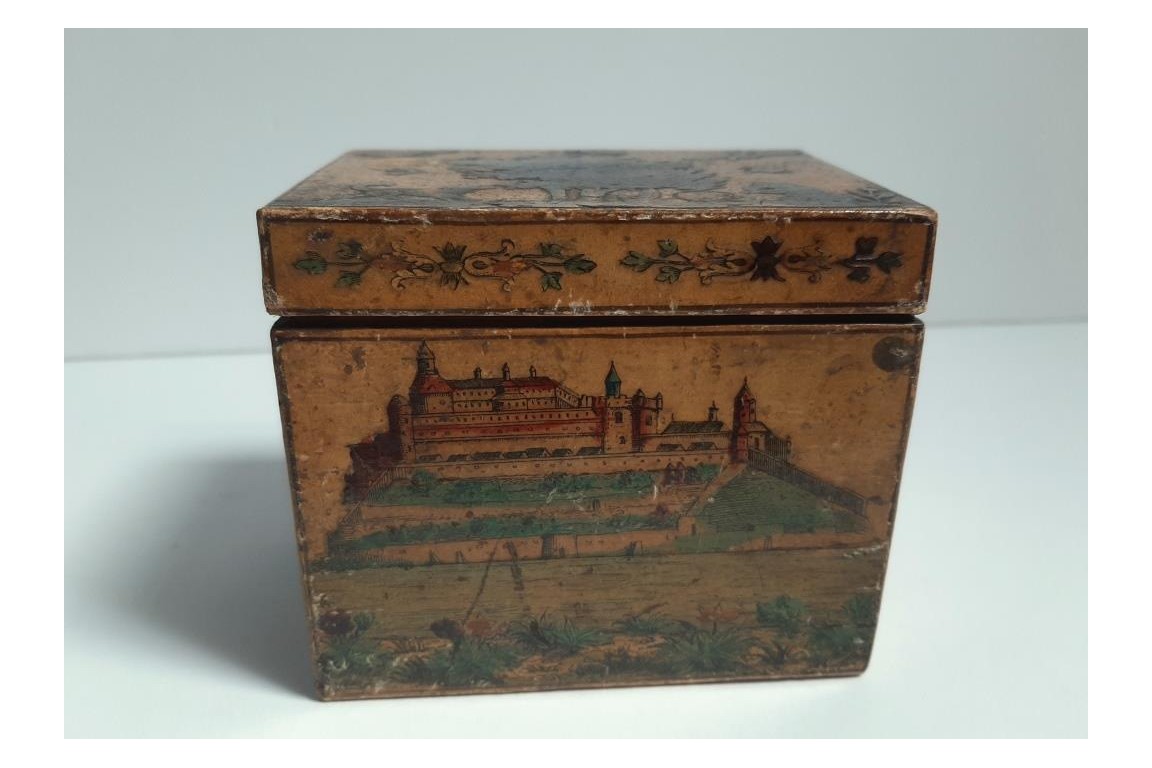 The animals of Port Mahon, parfum box, 18th century