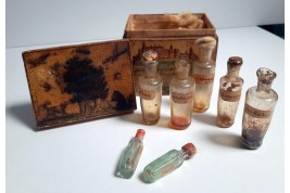 The animals of Port Mahon, parfum box, 18th century