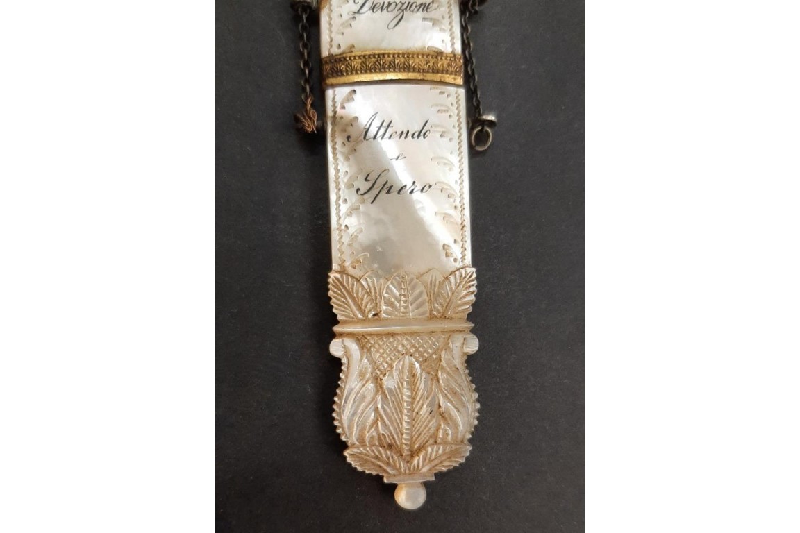 Dog, needle case, early 19th century