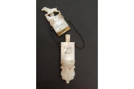 Dog, needle case, early 19th century