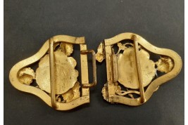 Belles aux pavots, boucle de ceinture Art Nouveau