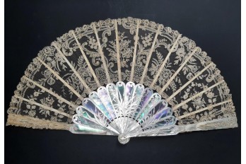 Reeds, 19th century fan