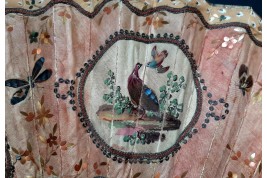 De paille et de plume, éventail vers 1770-80