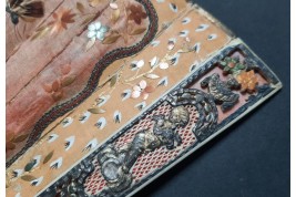 De paille et de plume, éventail vers 1770-80
