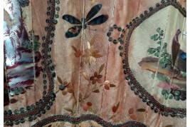 De paille et de plume, éventail vers 1770-80