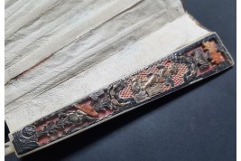 De paille et de plume, éventail vers 1770-80