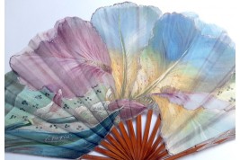 Iris by Tutin, fan circa 1900-1905