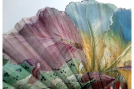 Iris by Tutin, fan circa 1900-1905