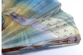 Iris by Tutin, fan circa 1900-1905