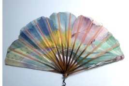 Iris by Tutin, fan circa 1900-1905