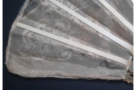 Lupine flowers, fan circa 1900