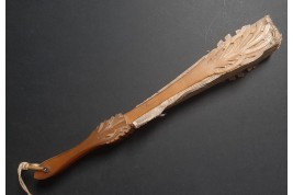 Lupine flowers, fan circa 1900