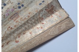Fruits, flowers and birds, fan circa 1835-40