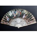 The love harvest, fan circa 1750