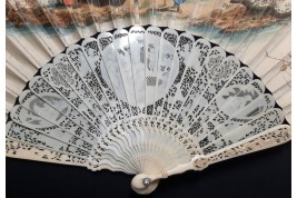 The harvest, fan circa 1750