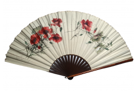 Flowers by Georges Cain, fans circa 1885