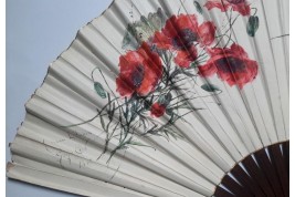 Flowers by Georges Cain, fans circa 1885