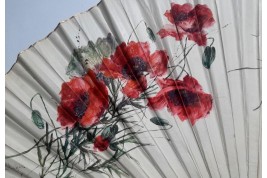 Flowers by Georges Cain, fans circa 1885