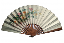 Flowers by Georges Cain, fans circa 1885