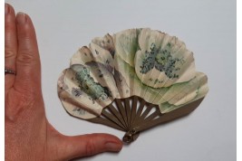 Little flowers by Lachelin, fan circa 1900