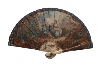 Little gallantry, miniature fan or doll's fan late 19th/early 20th century