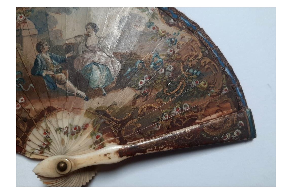 Little gallantry, miniature fan or doll's fan late 19th/early 20th century