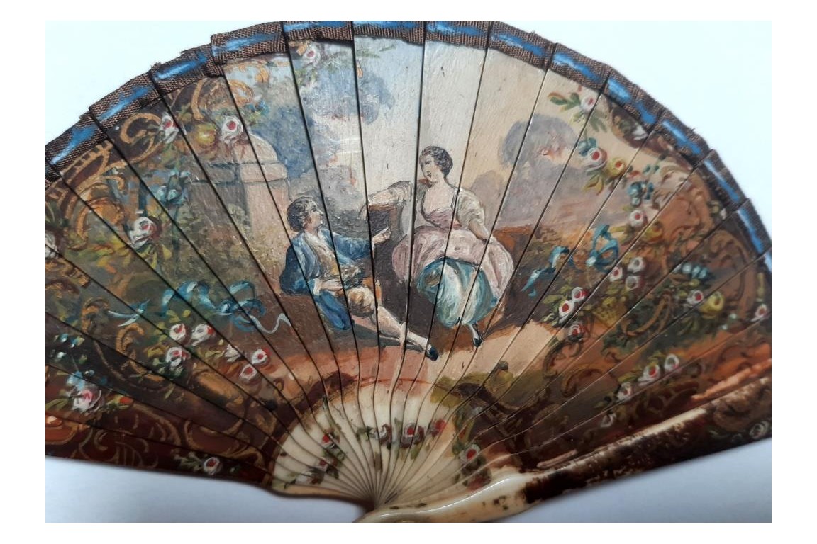 Little gallantry, miniature fan or doll's fan late 19th/early 20th century