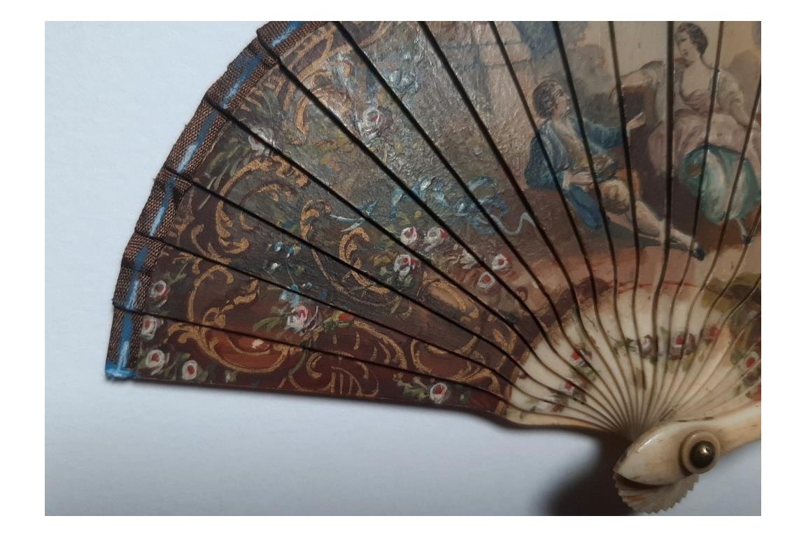 Little gallantry, miniature fan or doll's fan late 19th/early 20th century