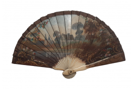 Little gallantry, miniature fan or doll's fan late 19th/early 20th century