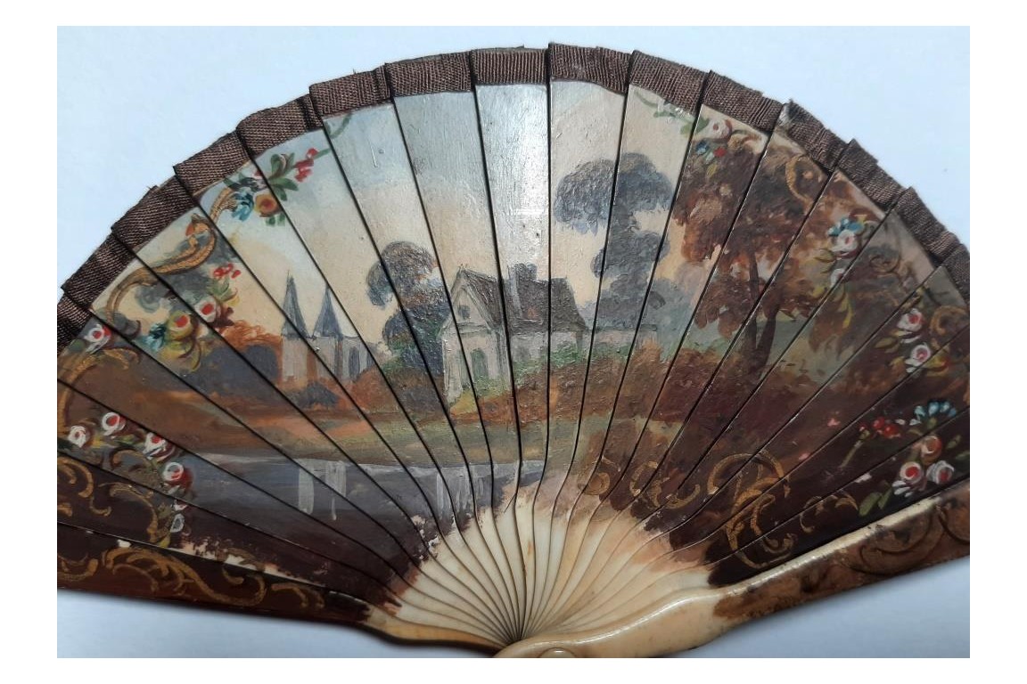 Little gallantry, miniature fan or doll's fan late 19th/early 20th century