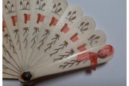 Bone, doll fan circa 1900