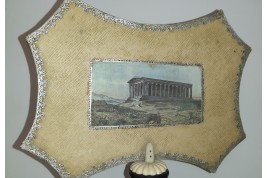 The Valle dei Templi in Agrigento (Sicily), 19th century fixed fan