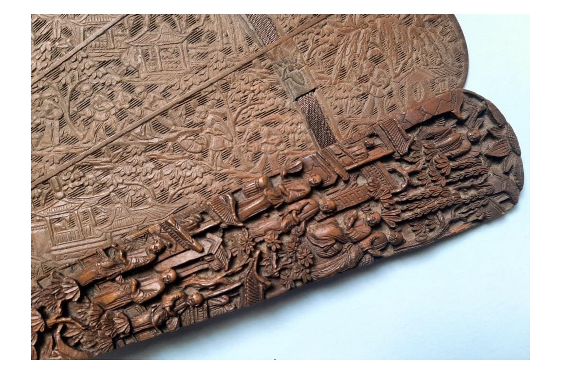 Santal de Chine, éventail XIXème siècle