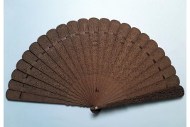 Santal de Chine, éventail XIXème siècle